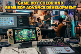 create custom gba, game boy, and game boy color games