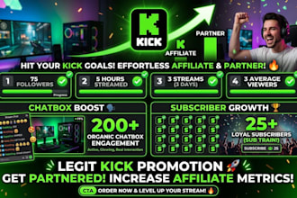 do kick channel promotion to hit affiliate,partner