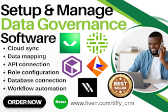 setup data governance and protection via collibra veeam alation varonis talend