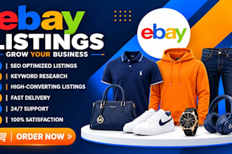 do ebay product listing, SEO ebay listing, ebay lister, cross listing