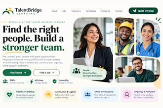 recruitment website, job board, staffing agency, healthcare recruitment website