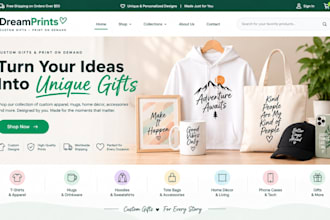print on demand shopify store etsy shop shopify pod store printify printful