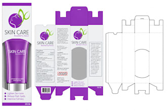 design skincare beauty product label design, cosemetic soap and bottle packaging