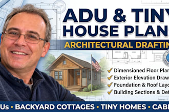 draft adu plans and tiny house architectural layouts