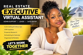 be your real estate executive virtual assistant