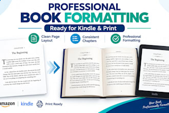 format your manuscript for ebook and paperback publishing