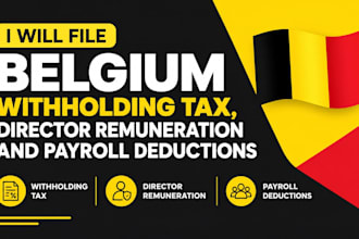 file belgium withholding tax, director remuneration and payroll deductions