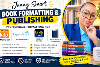 interior book formatting kindle book publishing paperback ingramspark formatting