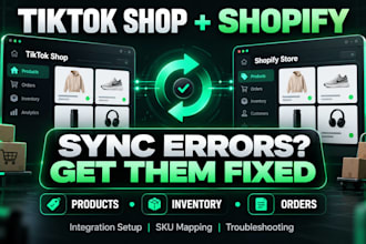 fix setup audit tiktok shop temu shopify product sync, spark ads tiktok affilate