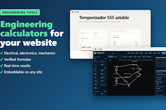 build engineering calculators for your website