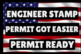 provide architect drawings as illinois architect for permit plan engineer stamp