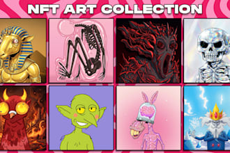 create a unique nft art collection with custom traits and metadata