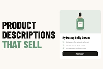 write ecommerce product descriptions that make people add to cart