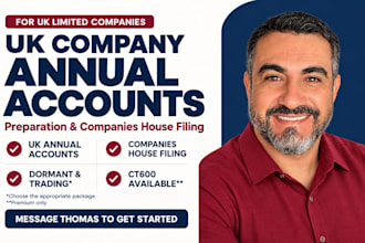 prepare and file UK limited company annual accounts with companies house