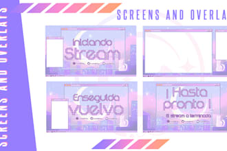 desing screens and overlay