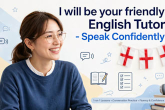 be your english conversation partner and tutor
