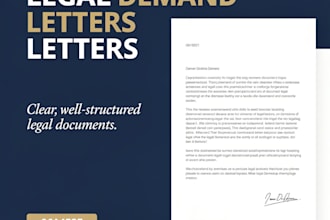 draft a powerful legal demand letter as a US attorney