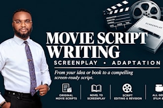 write movie script and do ai cinematic video and ai film production