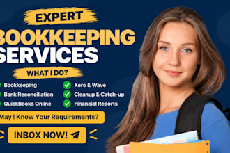 do online bookkeeping, bookkeeping cleanup, and quickbooks online and xero bookk
