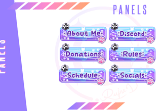 design a twitch panels