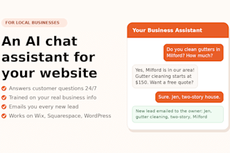 build an ai chatbot for your small business website