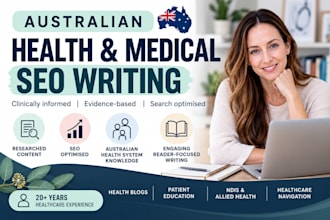 write SEO medical and healthcare blog articles