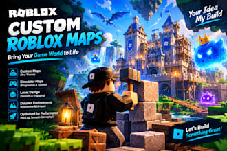 do custom roblox map, roblox level design, roblox map design, simulator map
