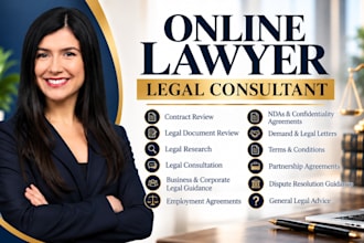 be your online lawyer and legal consultant for legal advice