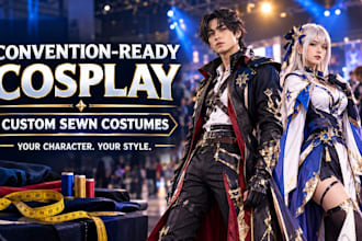 sew a wearable cosplay costume for your next convention into your measurement