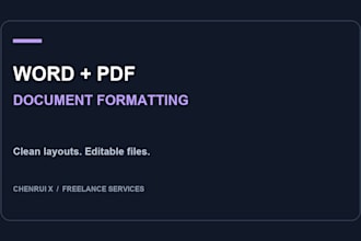 format and clean up your word documents and PDF layouts