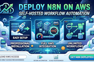 deploy self hosted n8n or open webui on AWS