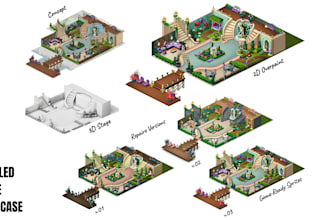 do isometric pixel art sprite sheets animations game assets environment xenbar