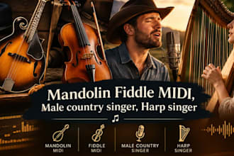 record professional mandolin, fiddle, banjo, dobro and steel guitar