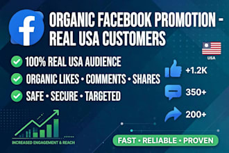 organic social media promotion and facebook marketing