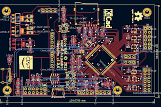design custom pcb layouts and circuit schematics