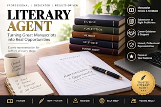 critique your manuscript and research literary agents