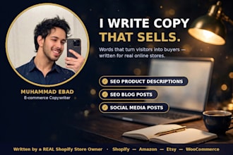 write SEO product descriptions that sell for your shopify store