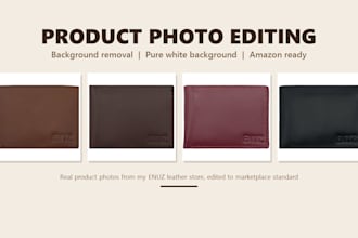 do product photo editing, background removal and amazon infographics