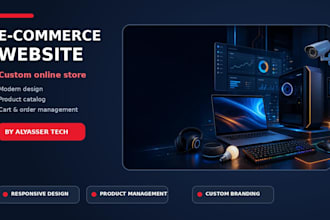 build a custom ecommerce website with admin dashboard
