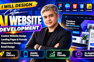 design and develop a premium modern website with animations