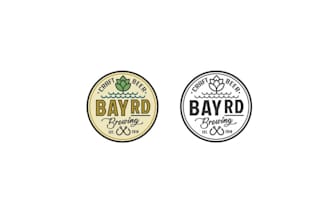 design looking fresh brewing craft beer company logo