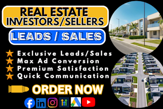 exclusive real estate sellers leads, real estate investor leads, real estate ads