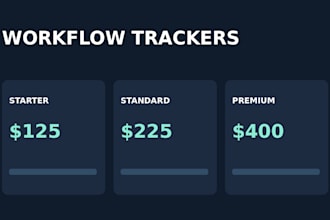 build a simple small business workflow tracker