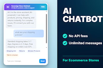 build and host an ai chatbot for your ecommerce store