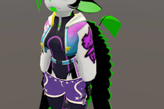 create a custom vrchat avatar retexture and addons