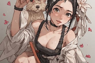 do a nsfw figure painting for you noai