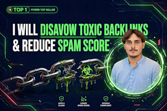 disavow toxic backlinks reduce spam score and fix penalty