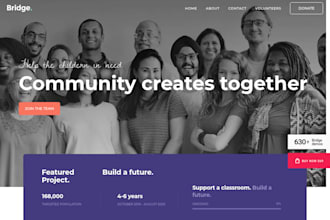 design fundraising and nonprofit donation website in wordpress