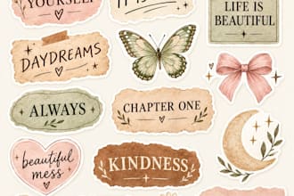 create a cute and aesthetic designs
