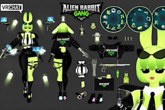 create custom vrchat outfit accessories props and objects vrchat pets